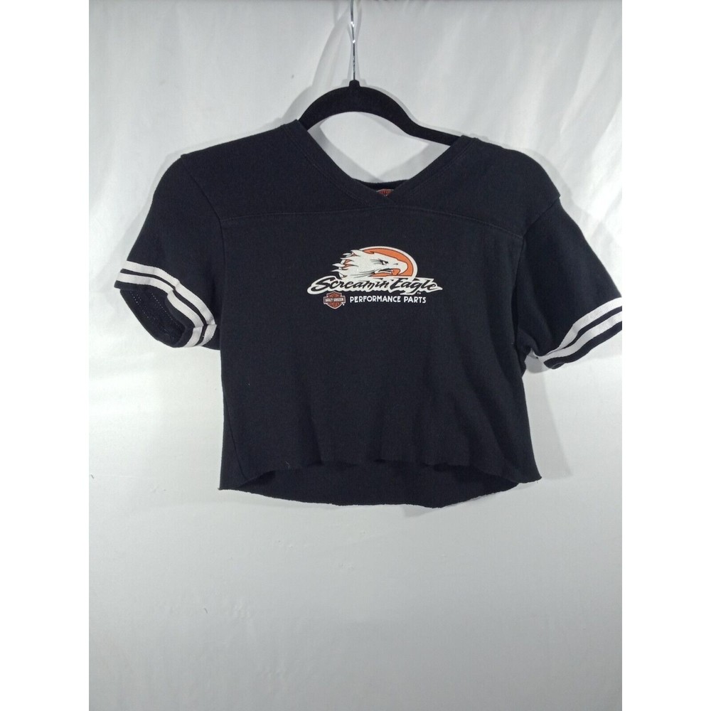 Harley Davidson Women's Vandervest Green Bay WI Large Screaming Eagle Belly...